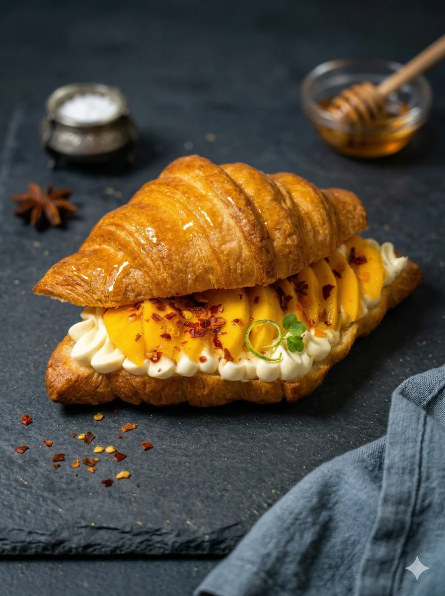 Honey Chilli & Mango Croissant by Moi Doughssier